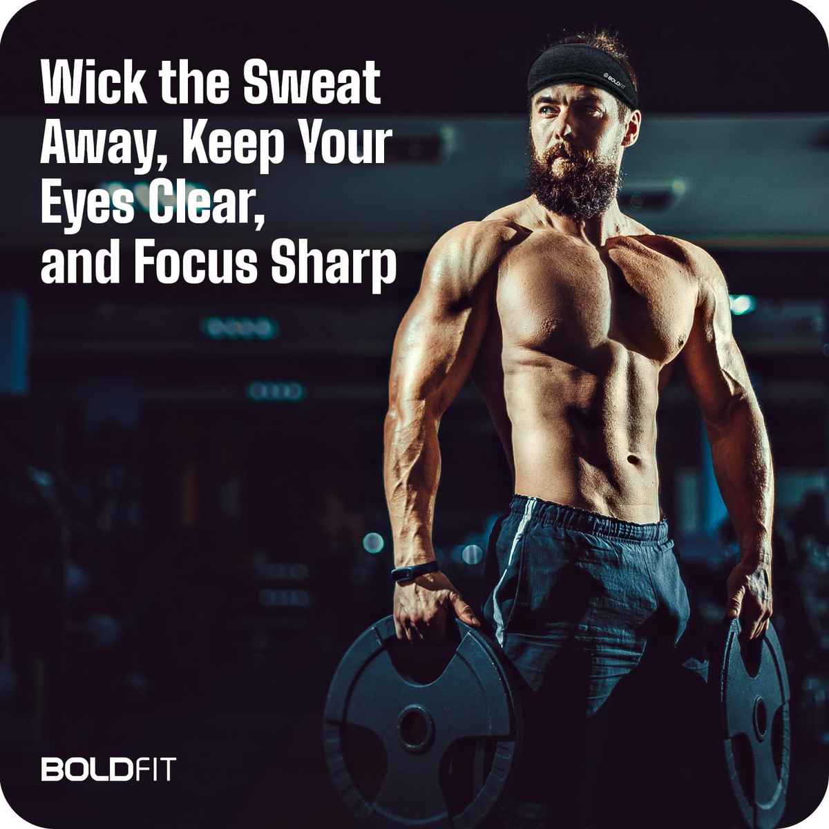 Boldfit Unisex Head Band Sports Bandana for Gym