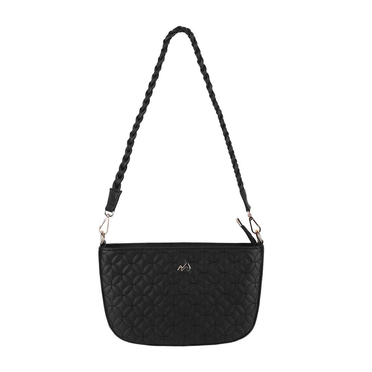 Metro Black Synthetic Sling Bag for Women | 66-179-11
