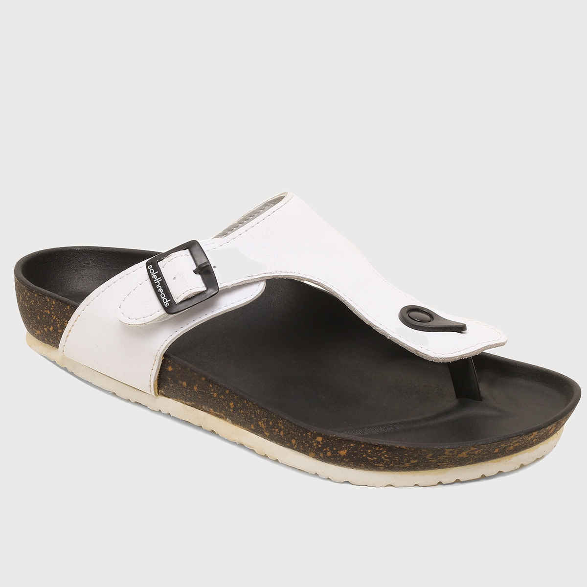 Solethreads Pharaoh White Sandals for Men | Size India/UK 7