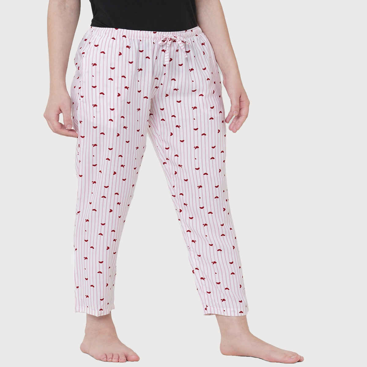 Urban Scottish Women s USWPJ520 Striped Lounge Pyjama Pants | Pink - M