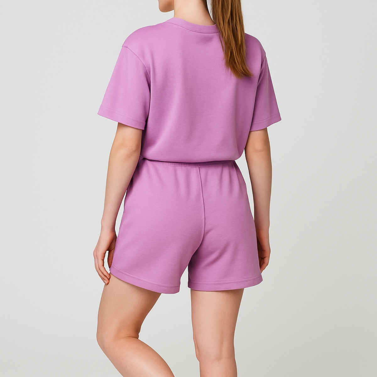 EQL Women's Pure Cotton Shorts | Lilac - L
