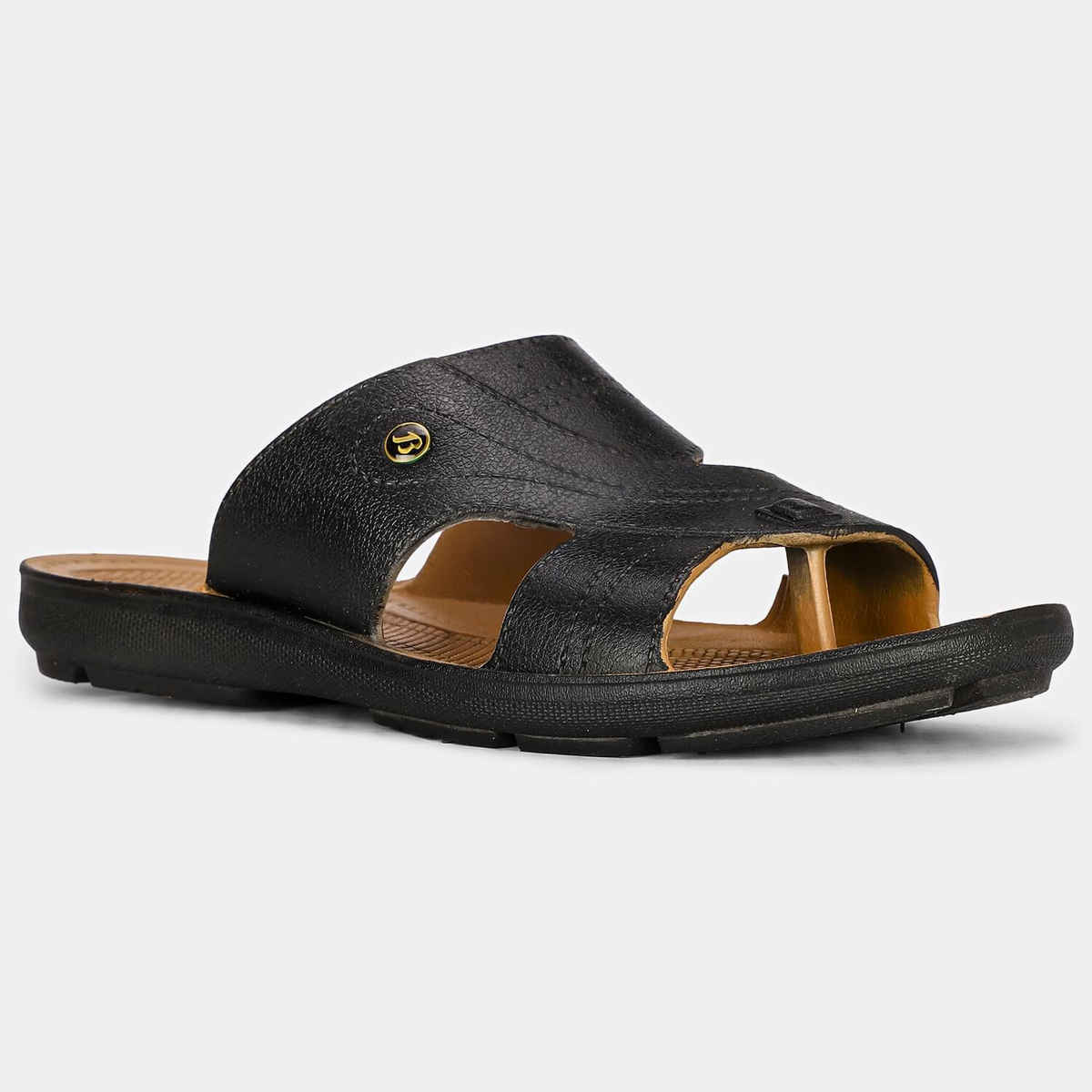 Bata Sandak Slippers For Men | Black | UK 8