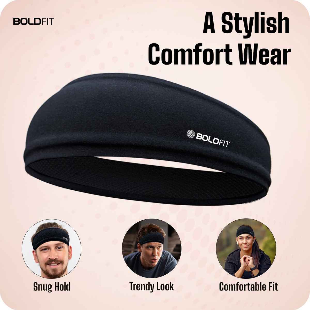 Boldfit Unisex Head Band Sports Bandana for Gym