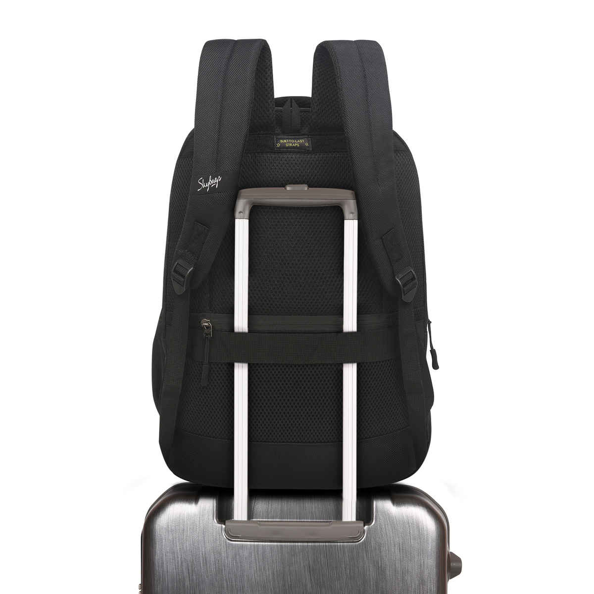 Skybags Unisex Solid Polyester 25 L Laptop Backpack | Black - 15.6