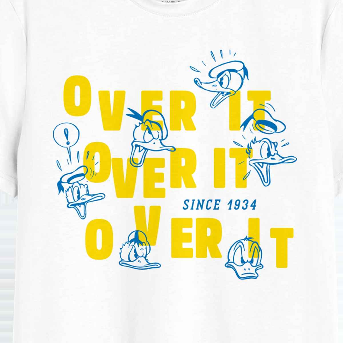 Bonorganik Men's Over It Graphic Printed T-shirt | White - XXL