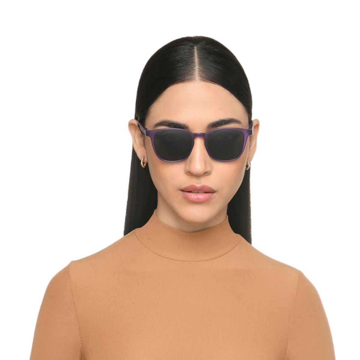 Lenskart Hustlr Unisex Sunglasses | Violet and Grey