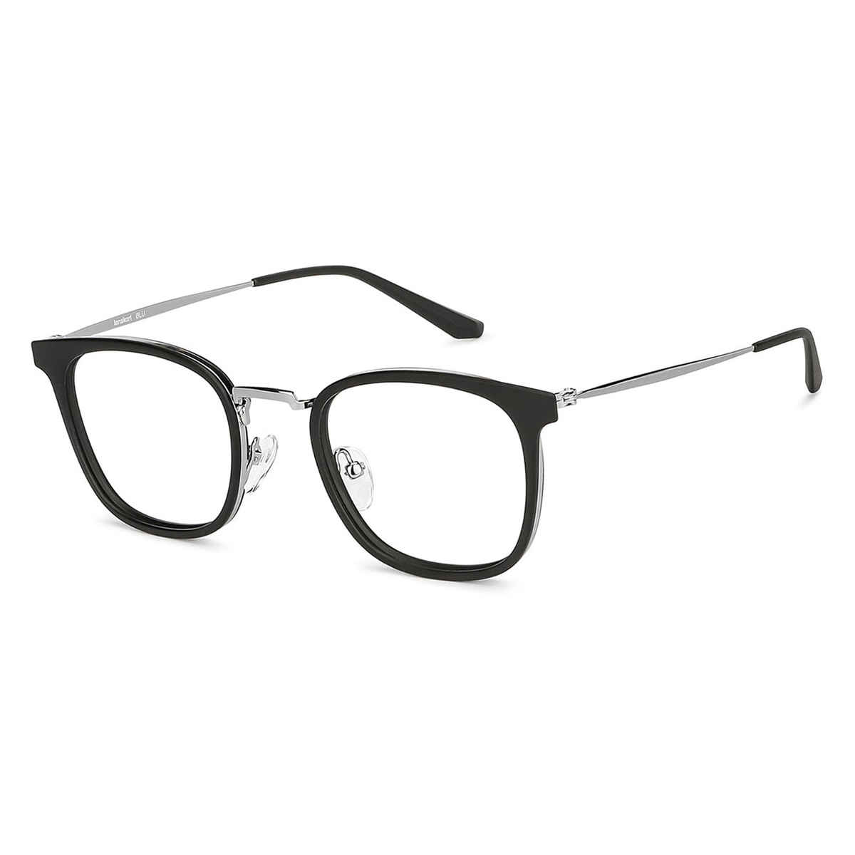 Lenskart Blu | Zero Power Computer Glasses | Blue Ray Protection | Square | Medium-136mm | Black