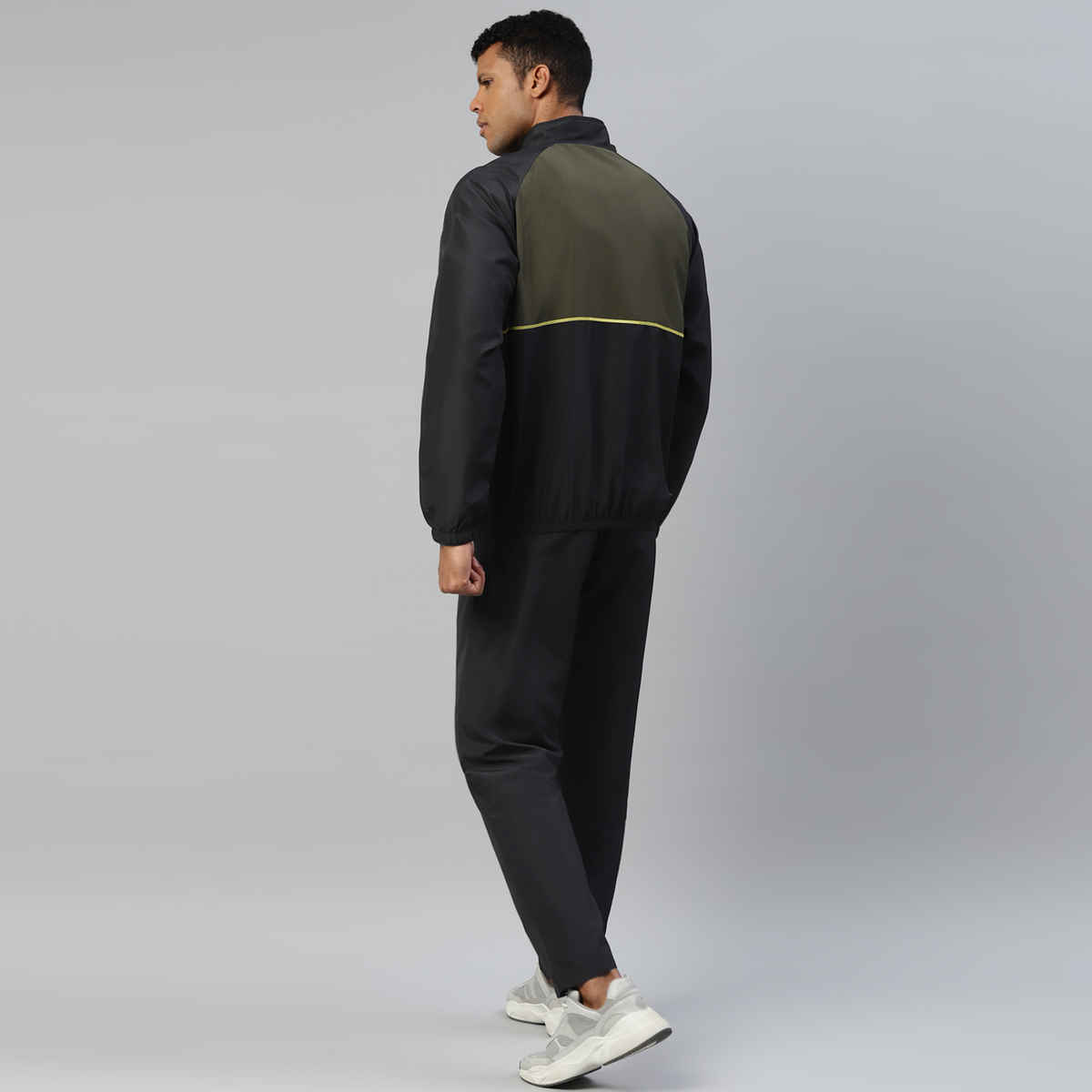 Dida Men's Sports Track Suit | Regular Comfortable Stretchable Dry-Fit | Black - L