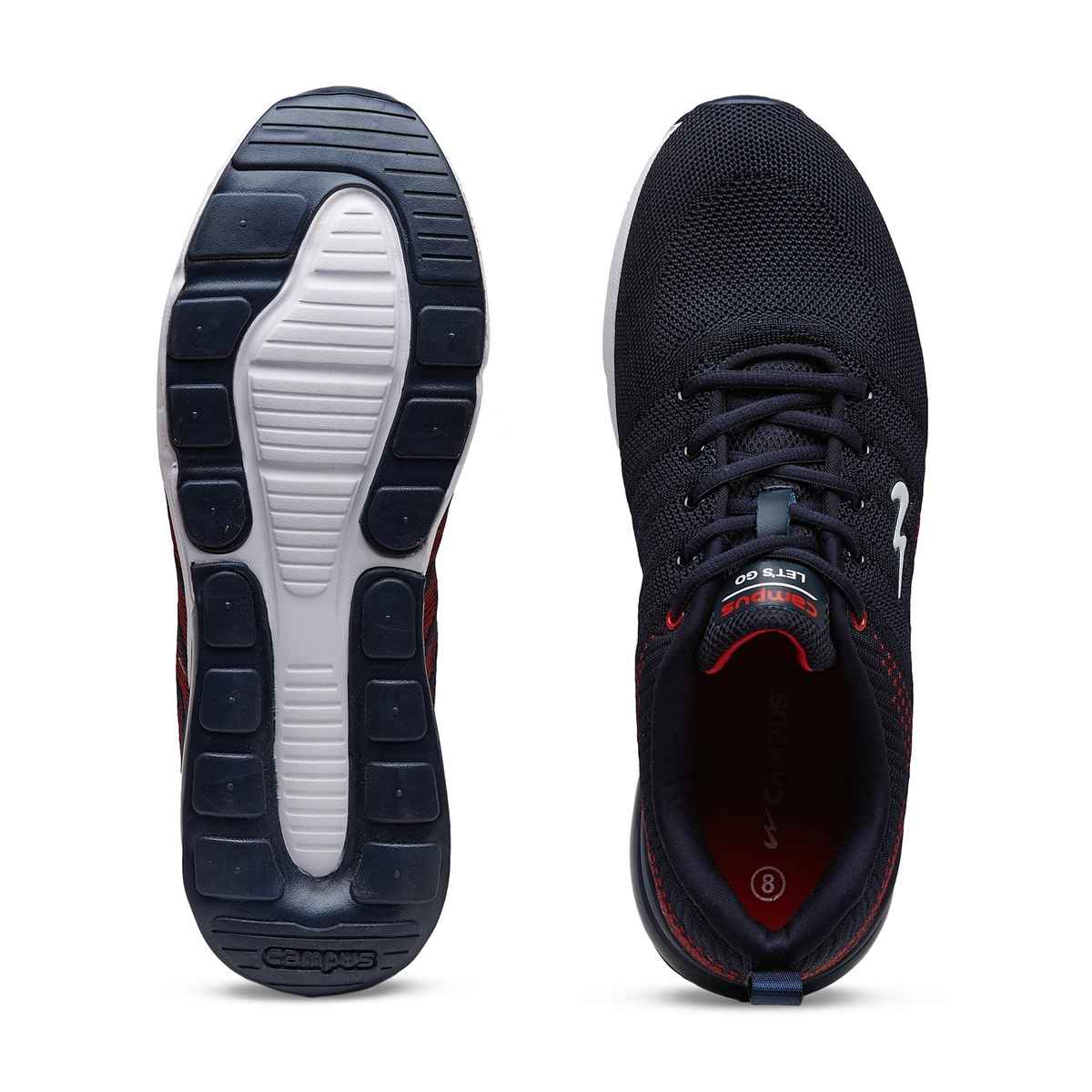 Campus Syrus Blue Red Men's Running Shoes - UK 9