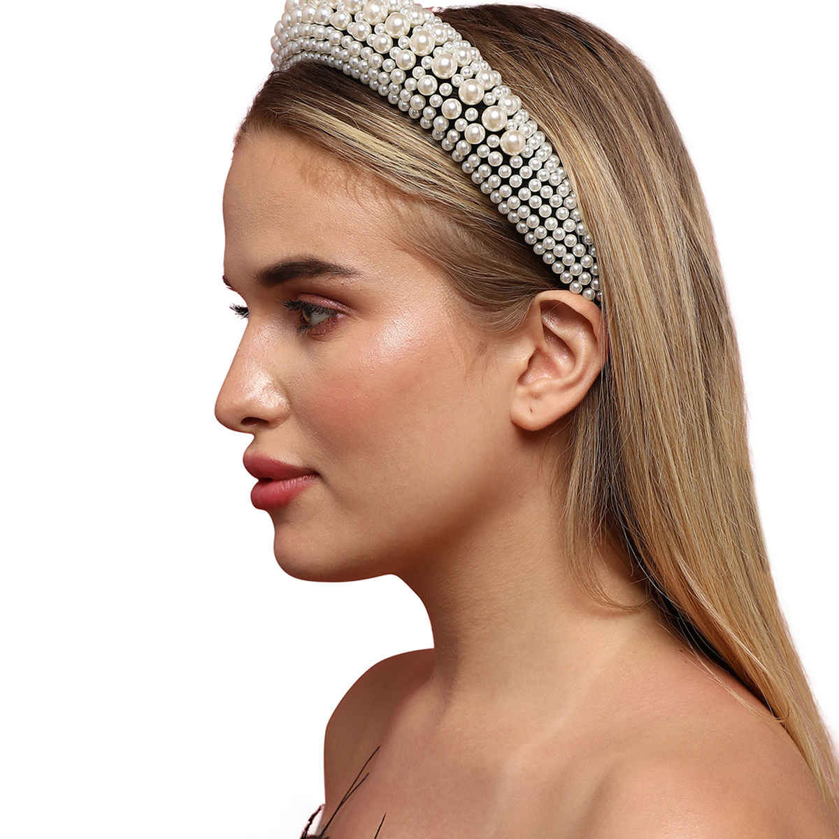 Sohi Sohi Off-White Color Hairband