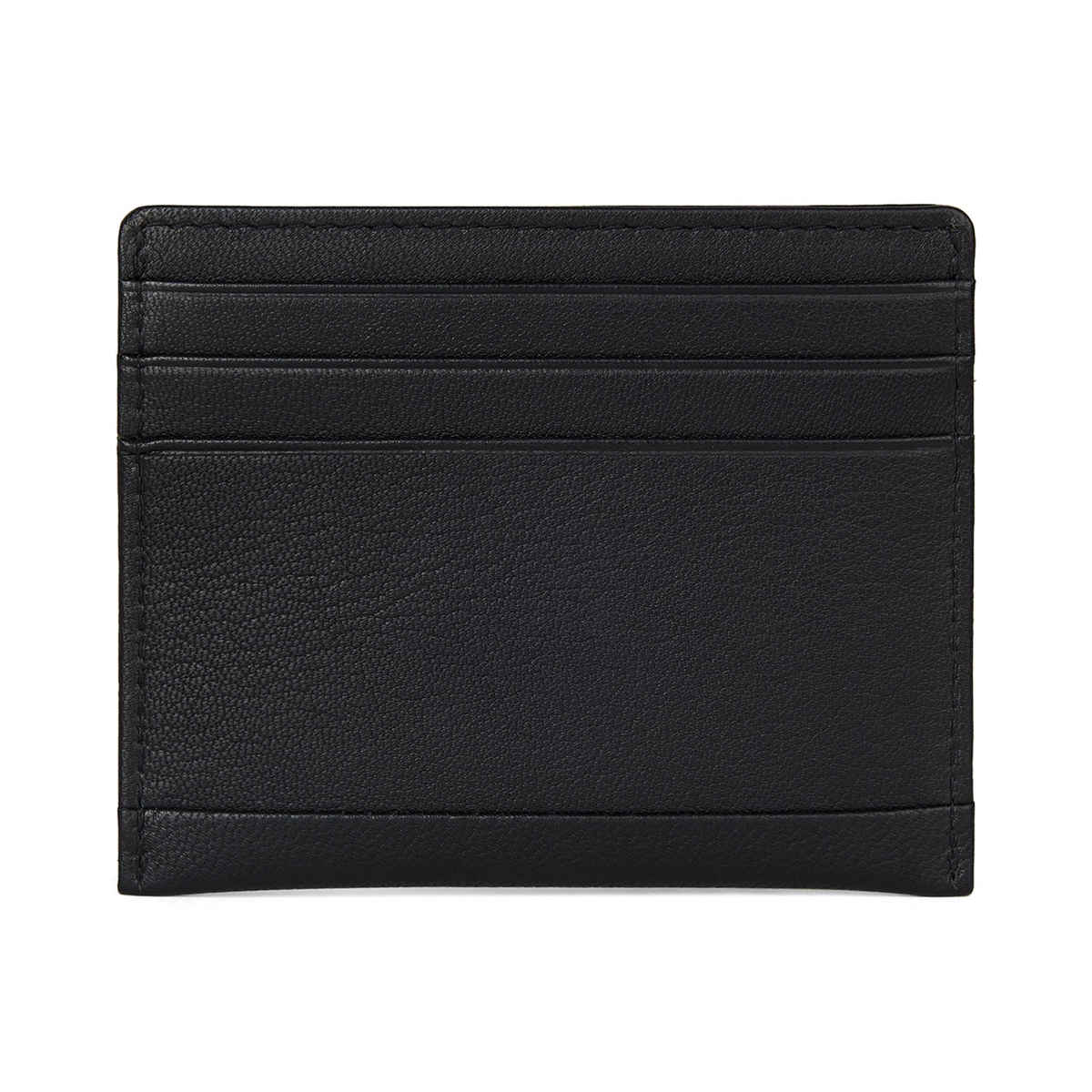 Travel Blue Unisex Solid Genuine Leather Card Holder | Black - One Size