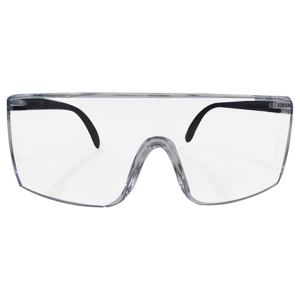 3M 1709 IN Safety Goggles | Hard Coat Eye Protector | Anti-Pollution Glasses | Black Frame