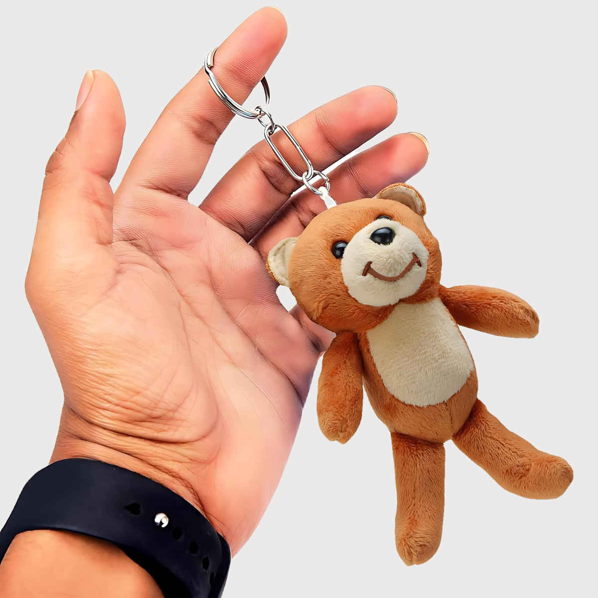 Webby Plush Teddy Bear with Keychain Stuffed Animal Soft Toy