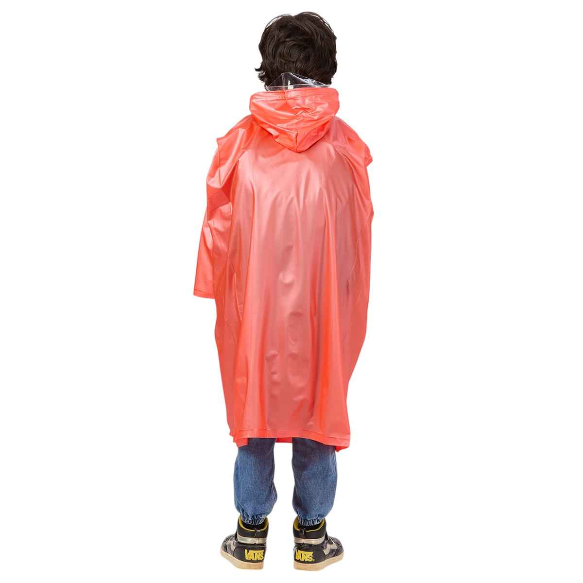 Highlands Popular Graphic Printed | Children's Baggy Raincoat | Red - 08-09 Yrs