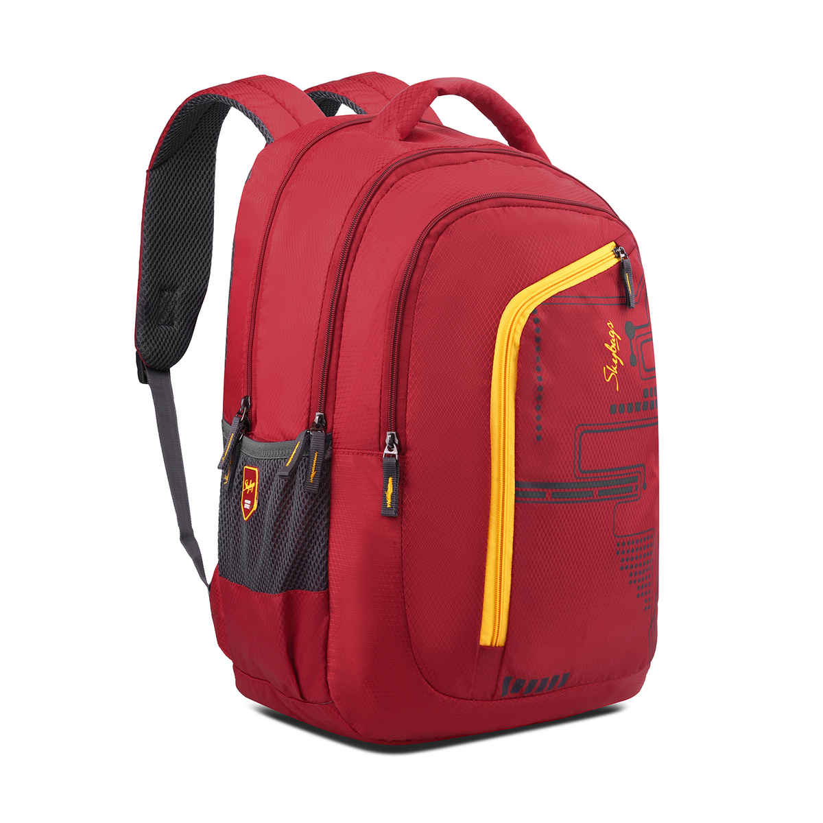 Skybags Unisex Logo Polyester 30 L Backpack | Red