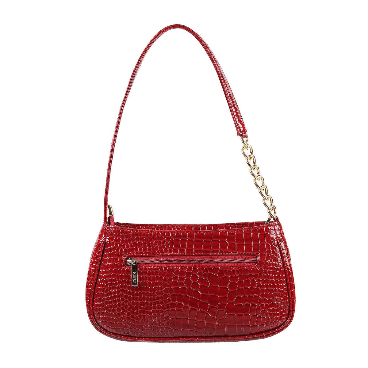 Metro Women's Textured PU Shoulder bag | Red - MInchesi