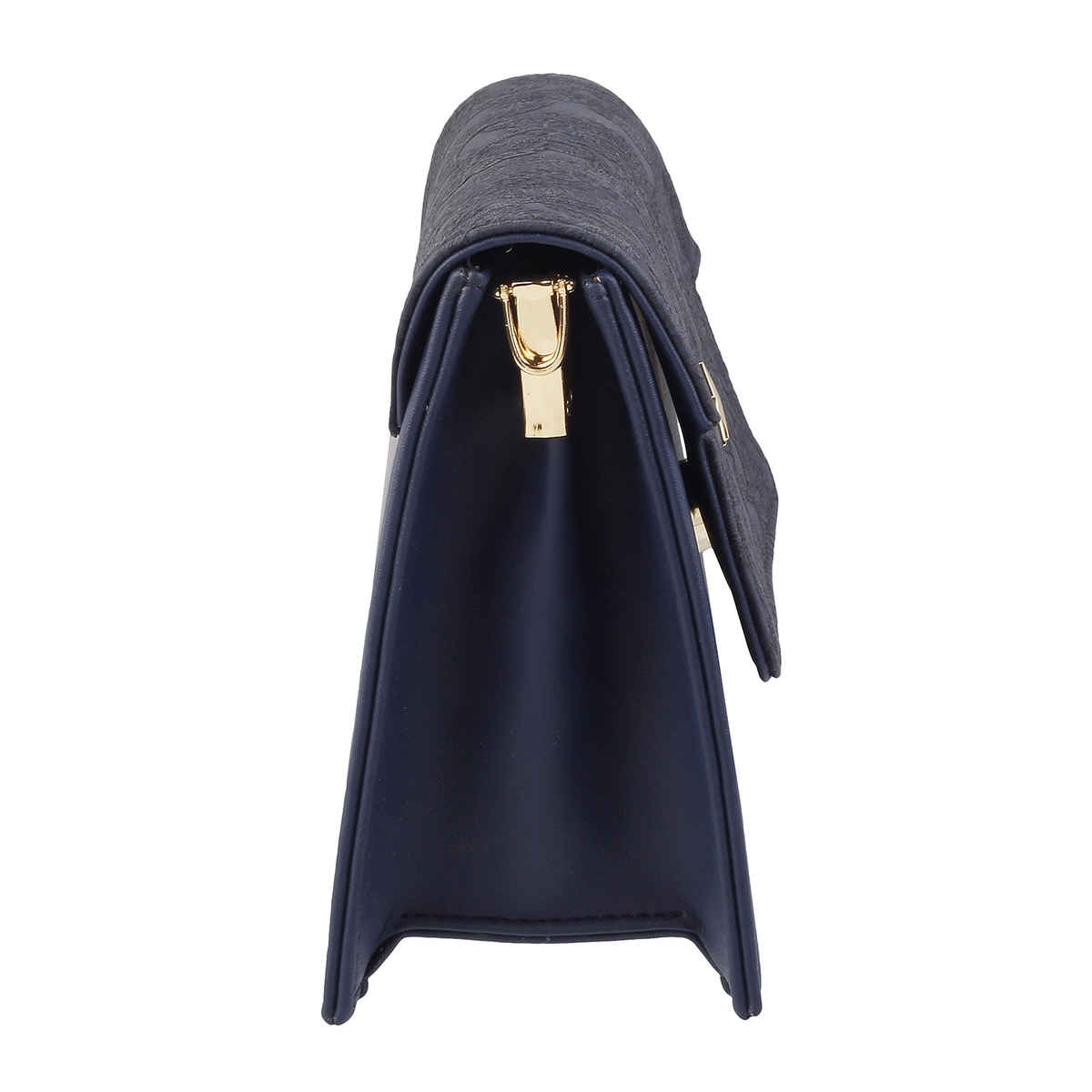 Metro Blue Suede Sling Bag for Women | 66-7738-45