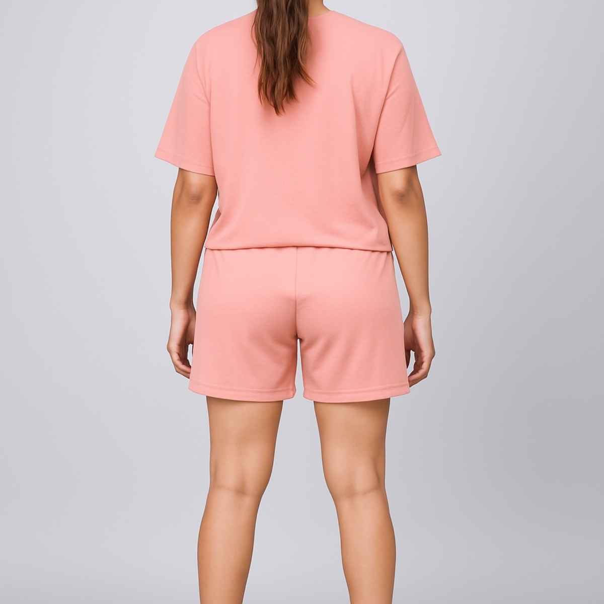 EQL Women's Pure Cotton Shorts | Coral - S