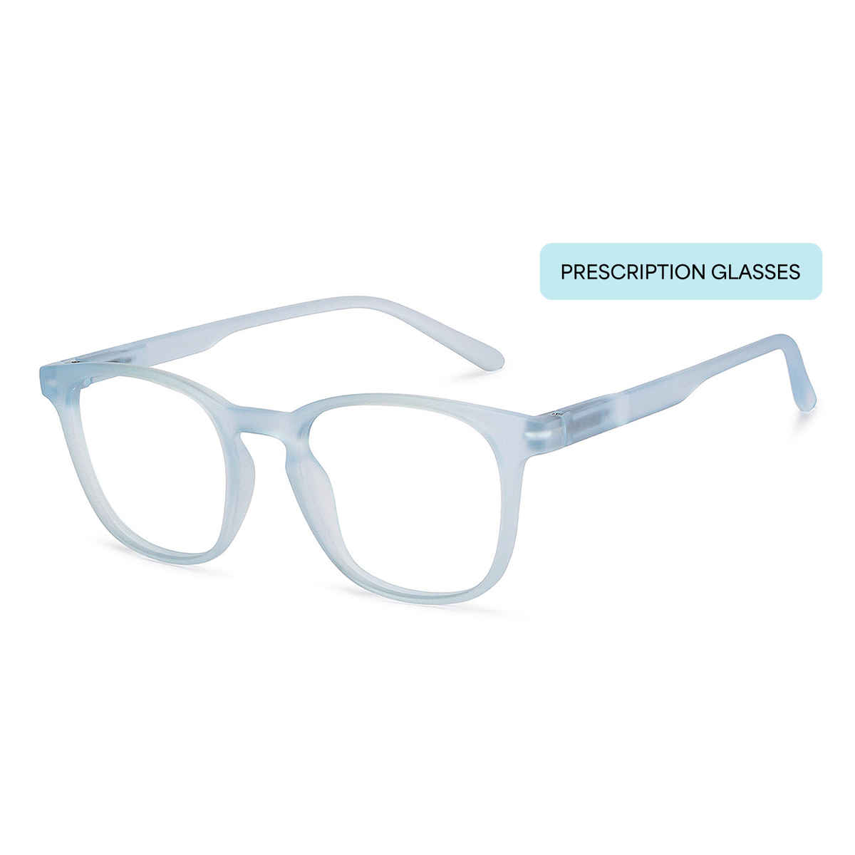 Hustlr Power by Lenskart Unisex TR90 Computer Glasses | Blue Sky - M