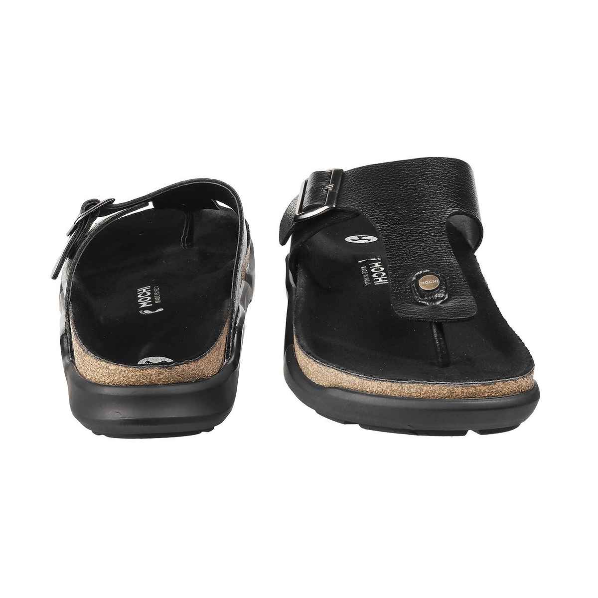 Mochi Men Black Color Slip On Ethnic | Size UK 7 | 16-753