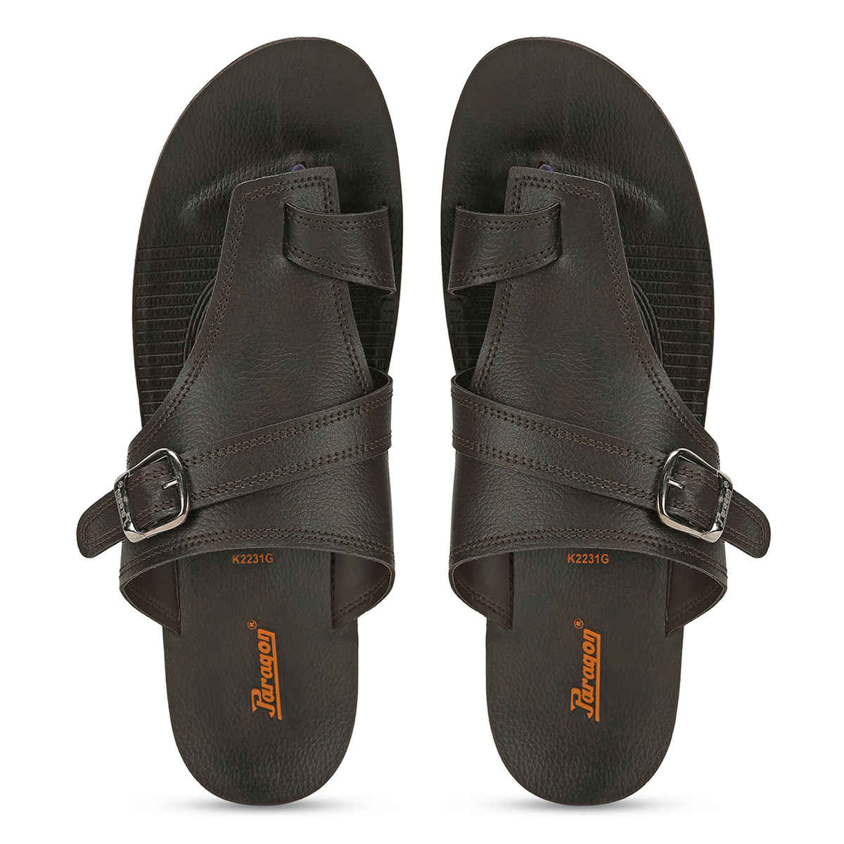 Paragon Men's Brown Pu Sandals PUK2231G UK 7