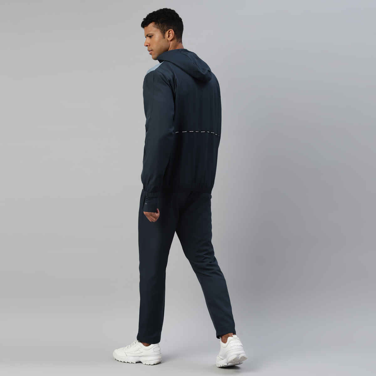 Dida Men's Sports Track Suit | Regular Comfortable Stretchable Dry-Fit | Navy - L