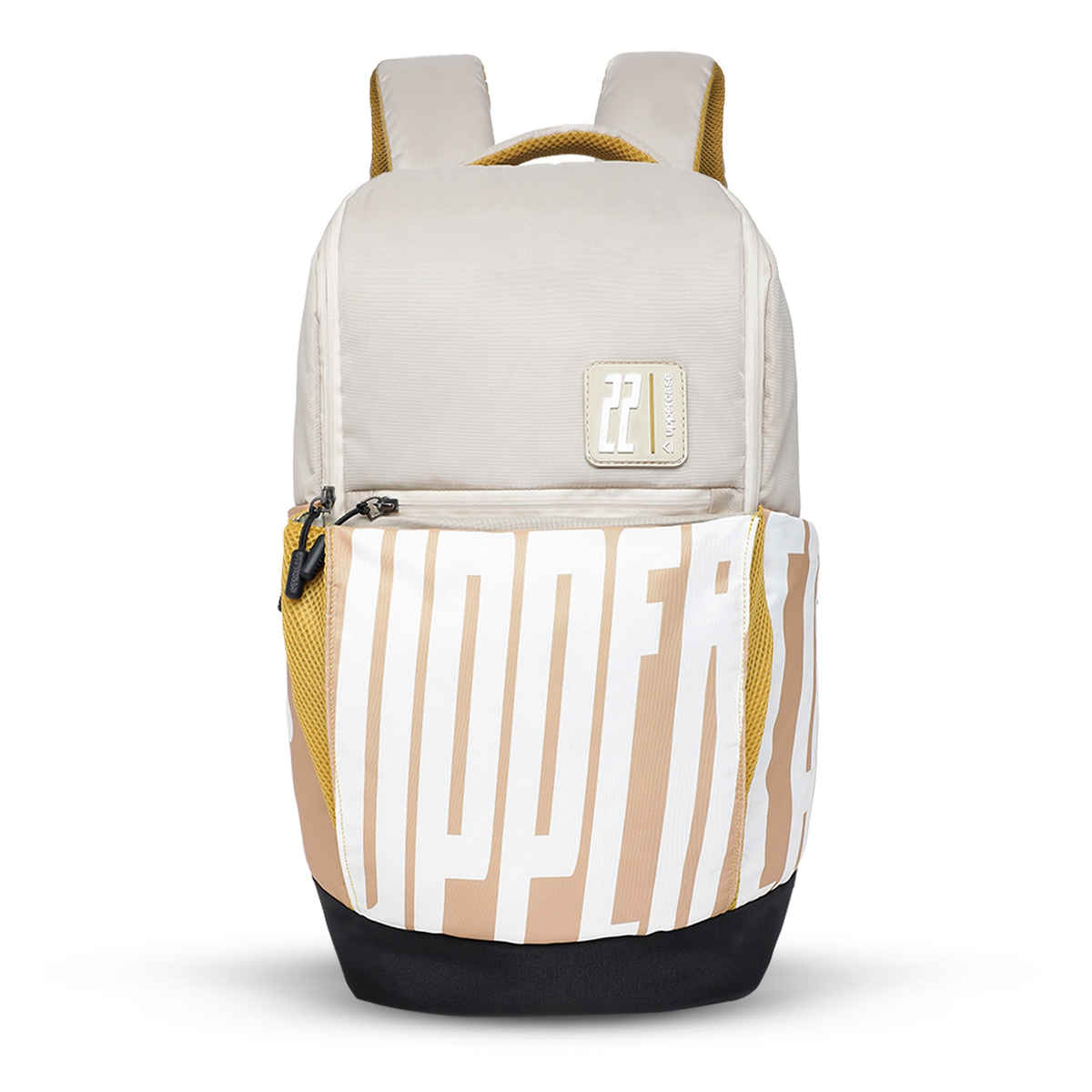 Uppercase Unisex Polyester 18 L Top Handle Laptop Backpack | Beige - 15.6 Inches
