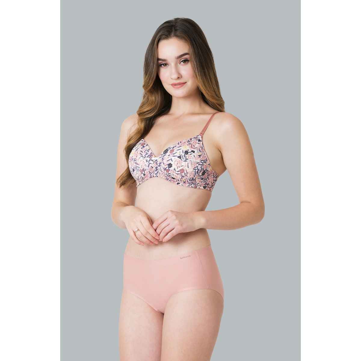 Van Heusen Women Peach No Visible Panty Line Easy Stain Release Gusset Hipster Panty - S/M