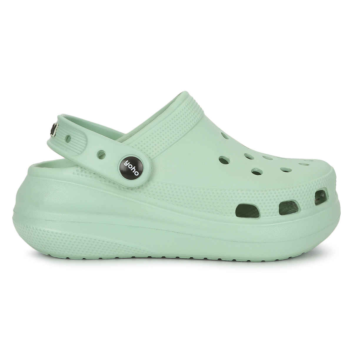 Yoho Women High Heel Clogs Pastel Green - UK6