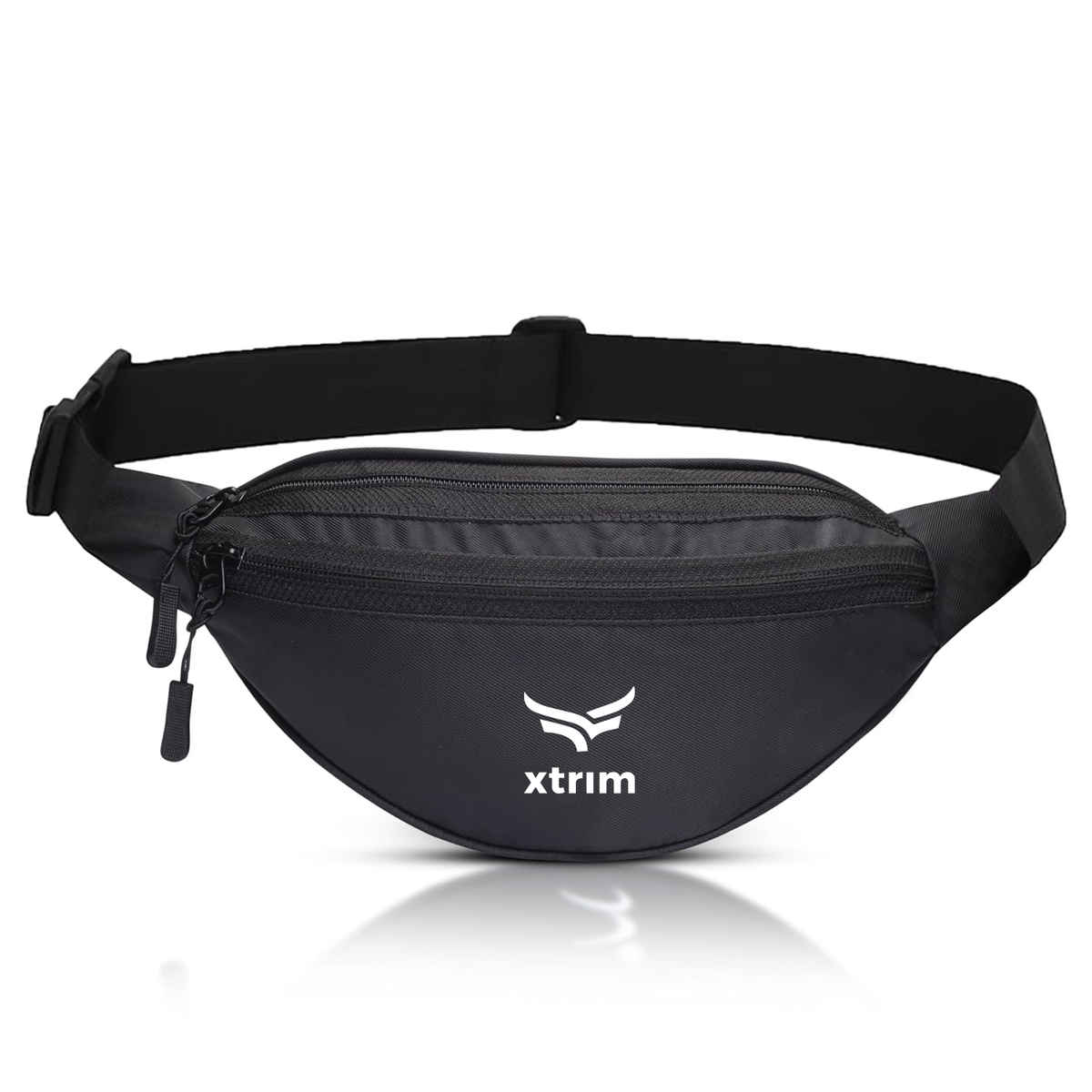Unisex Waist Bag for Travelling, Gym and Outings with 3 Pockets