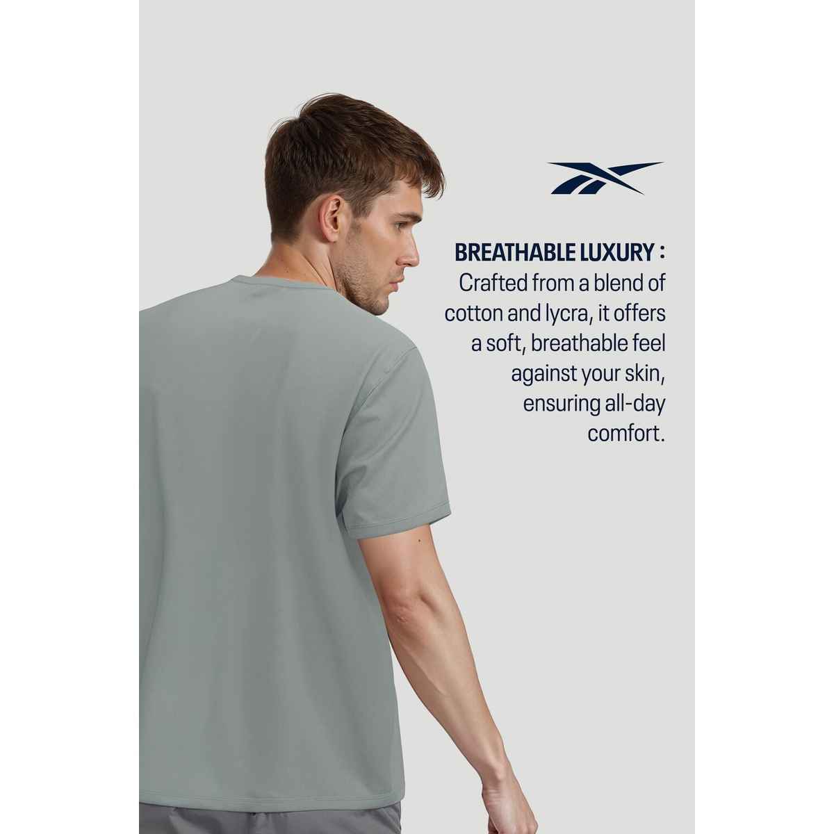 Reebok Men's T-shirt Grey - S