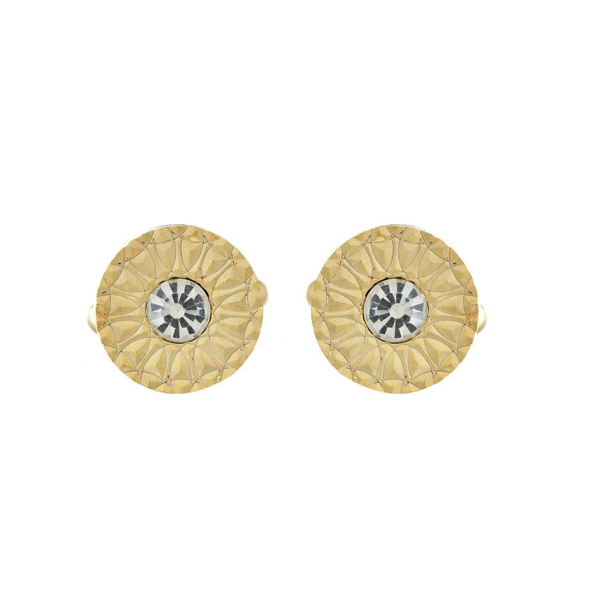 Voylla Royal Gleam Gold Men's Cufflinks