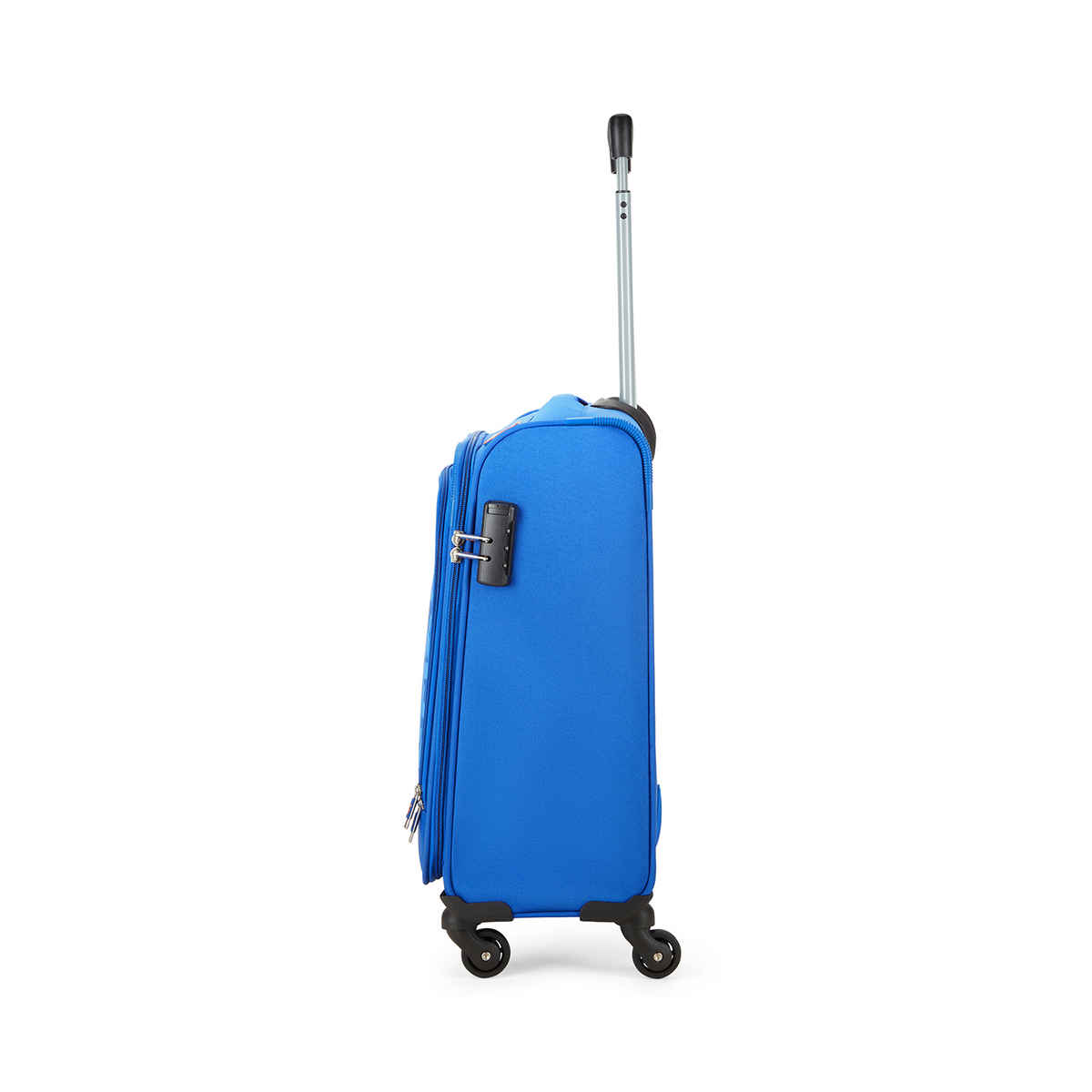 Skybags Unisex Solid Polyester 55 L Telescopic Trolley Bag | Blue - S