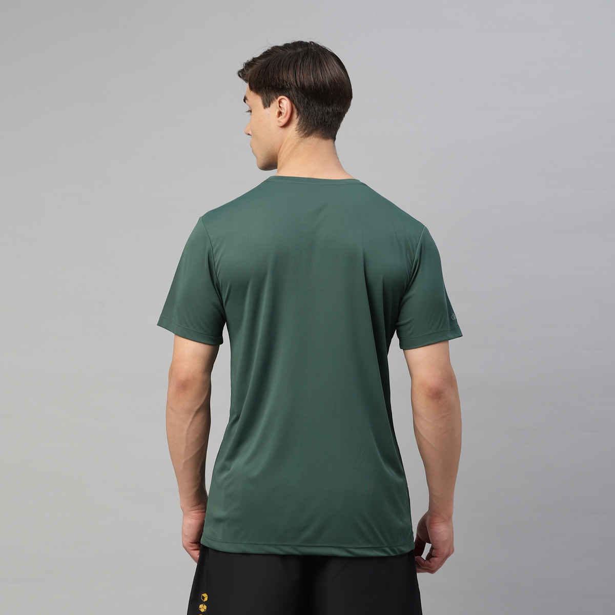 Dida Men's Dry Fit Sports T-Shirt | Comfortable and Stretchable | Trekking Green - S