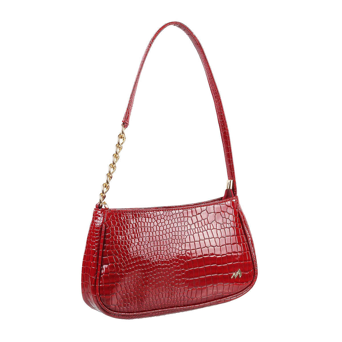 Metro Women's Textured PU Shoulder bag | Red - MInchesi