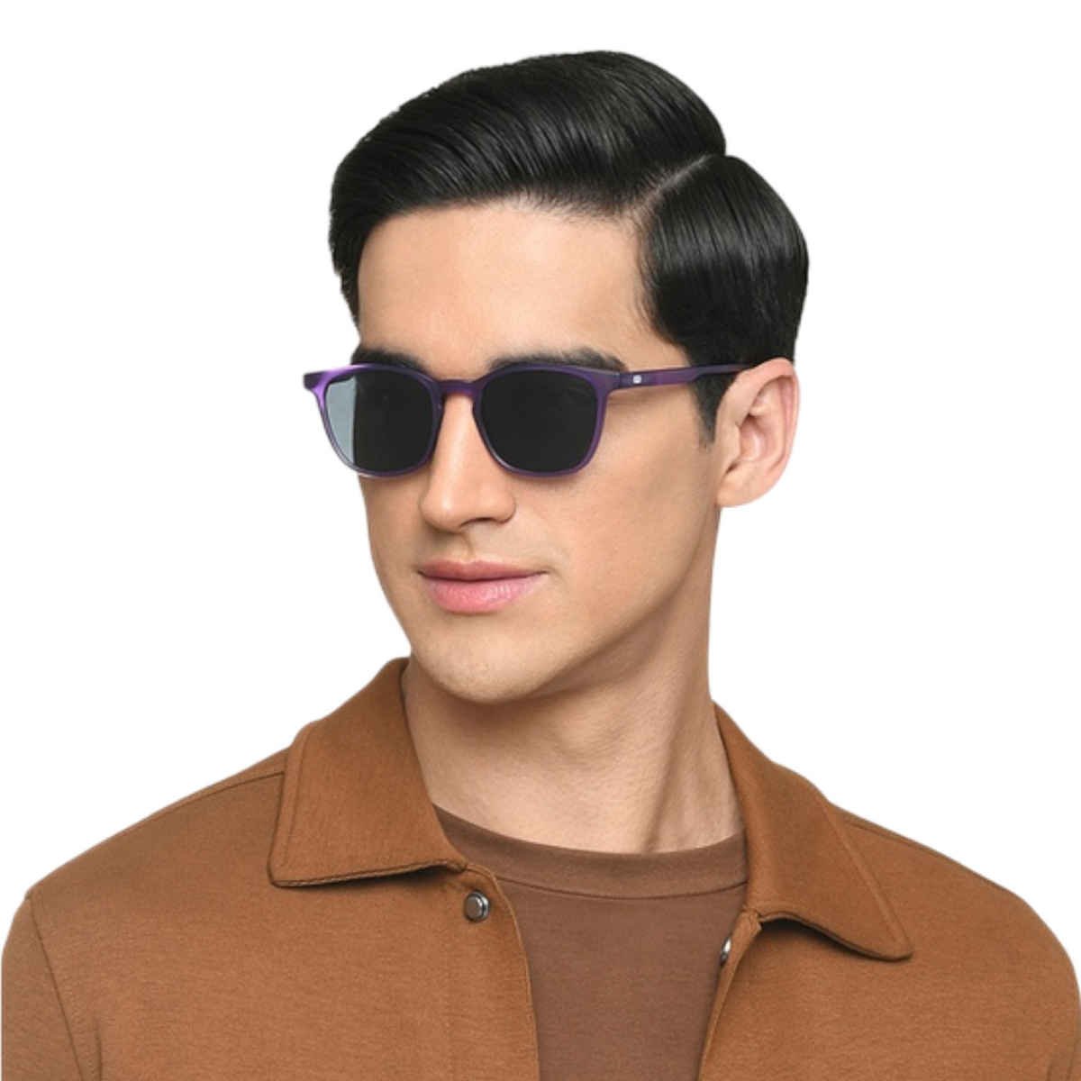 Lenskart Hustlr Unisex Sunglasses | Violet and Grey