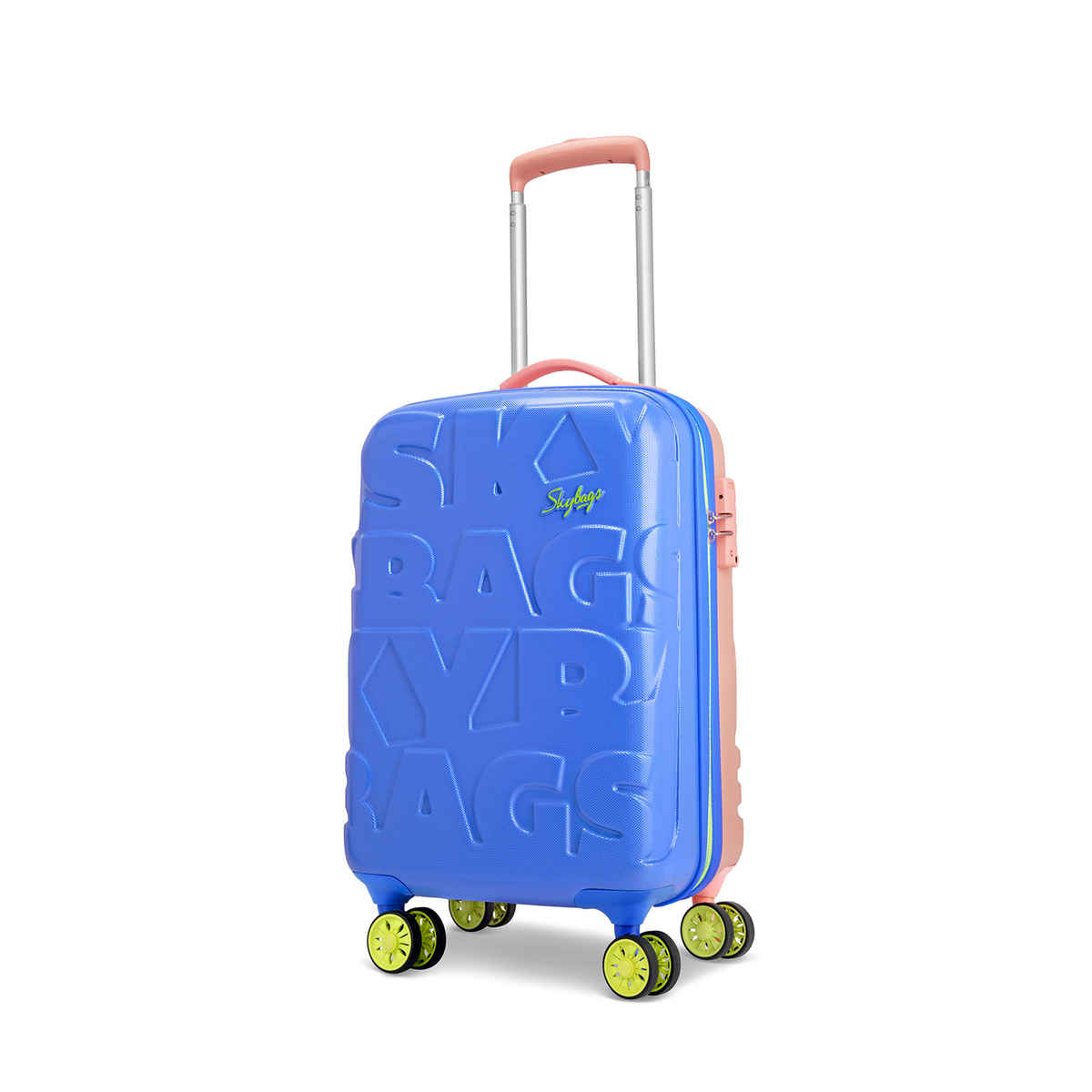 Skybags Unisex Polycarbonate 55 L Trolley Bag | Blue - S