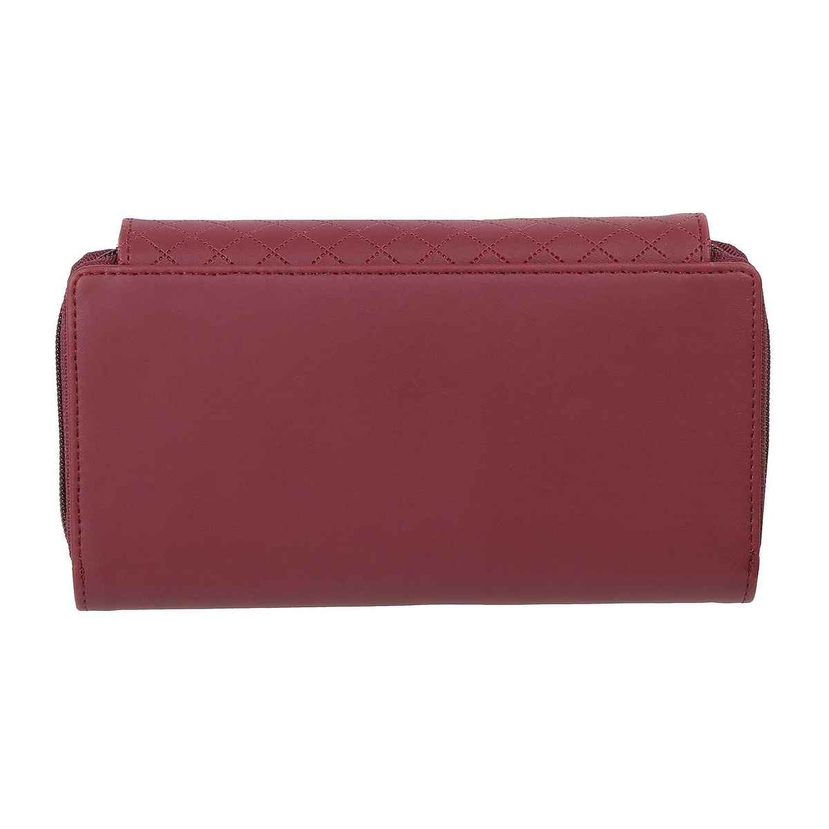 Mochi Women's Pu Wallet | 95-8398-44 | Maroon