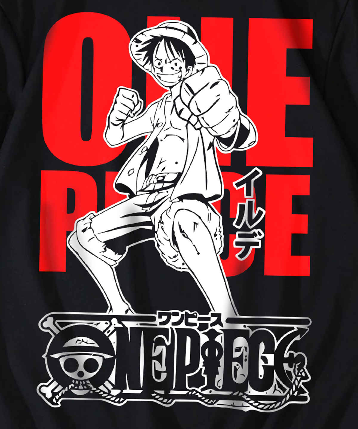 De Tees Men's Sweatshirt | One Piece | Black - S