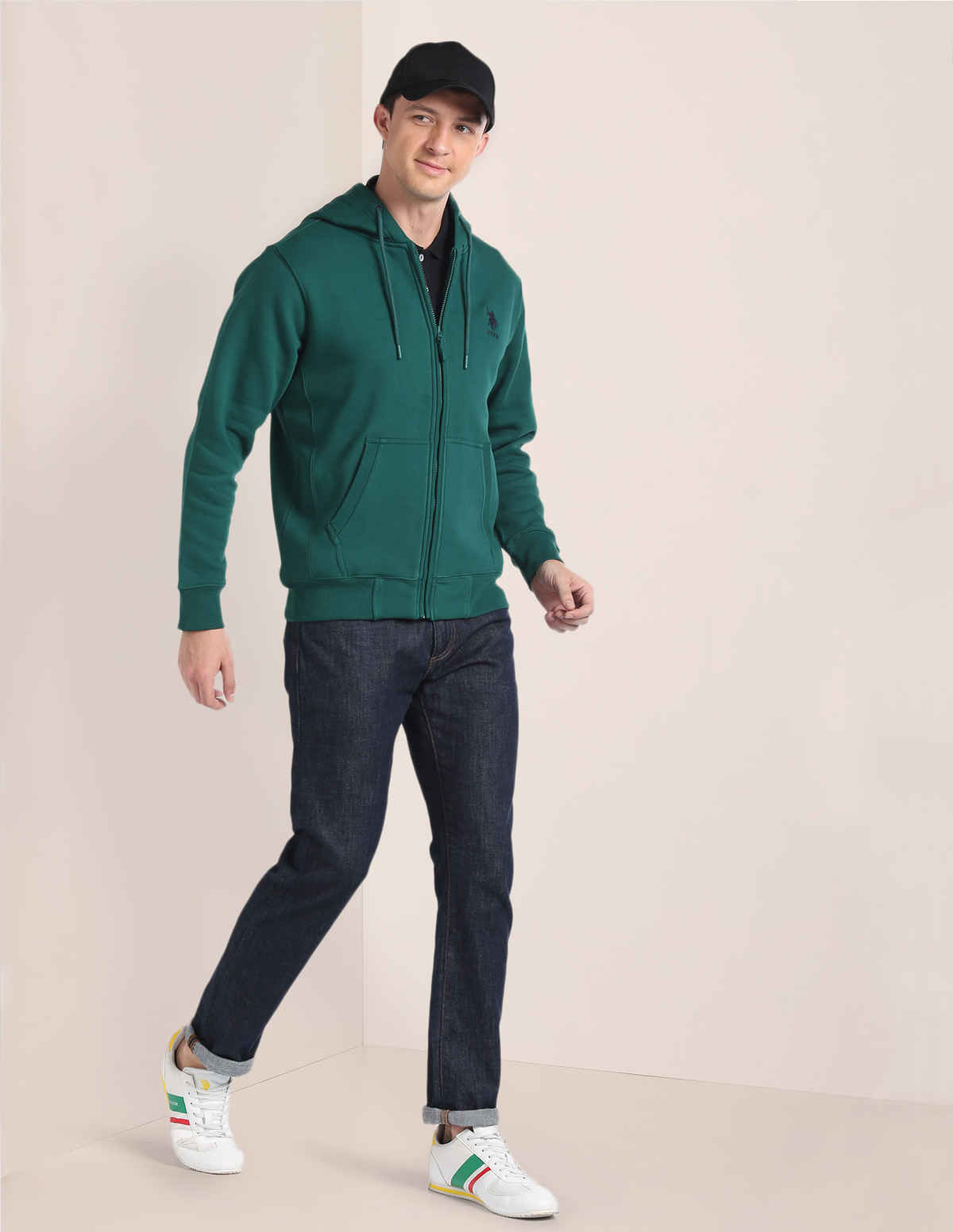 U.S. Polo Assn. Men's Sweatshirts | Green - XL