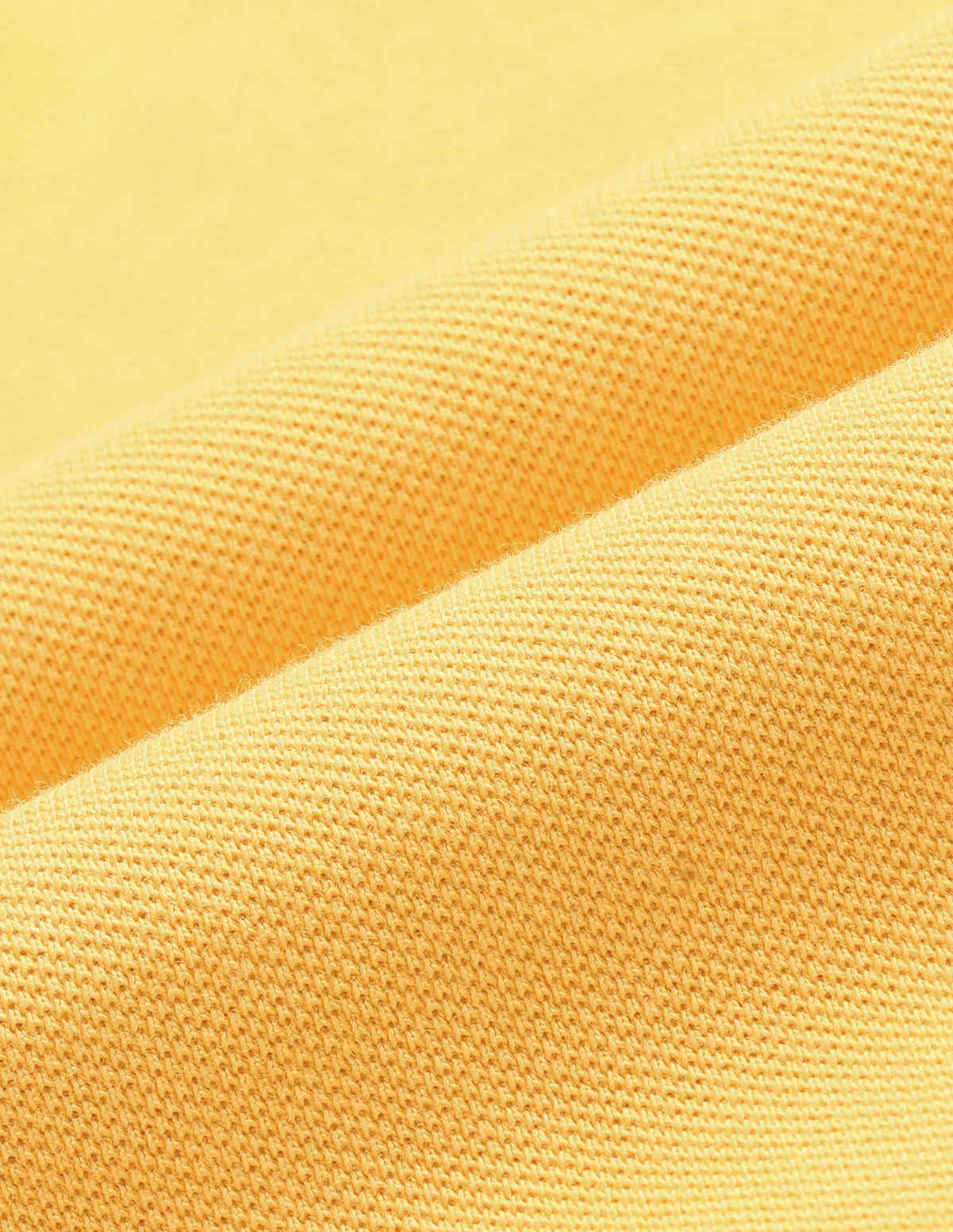 USPA Striped Collar Pique Cotton Polo T Shirt For Men - Mustard - L