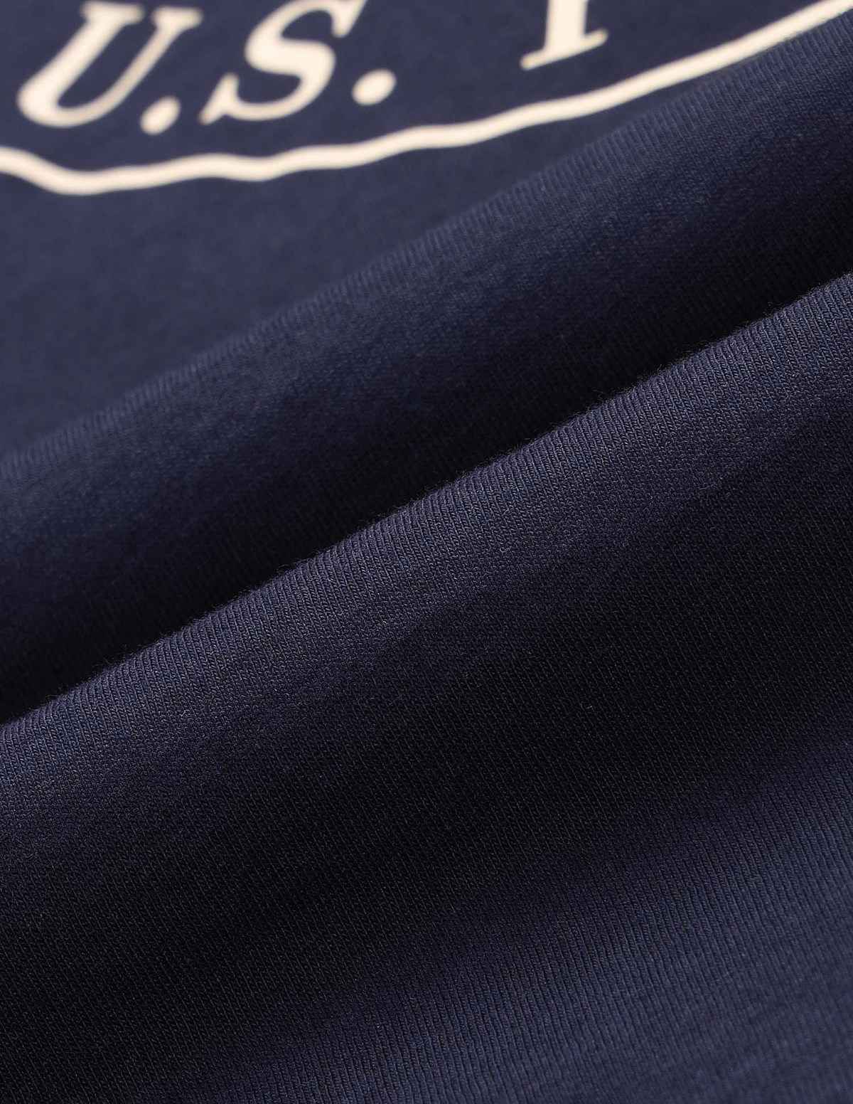 U.S. Polo Assn. Men's Comfort Fit Printed Lounge T-Shirt | Navy Blue - L