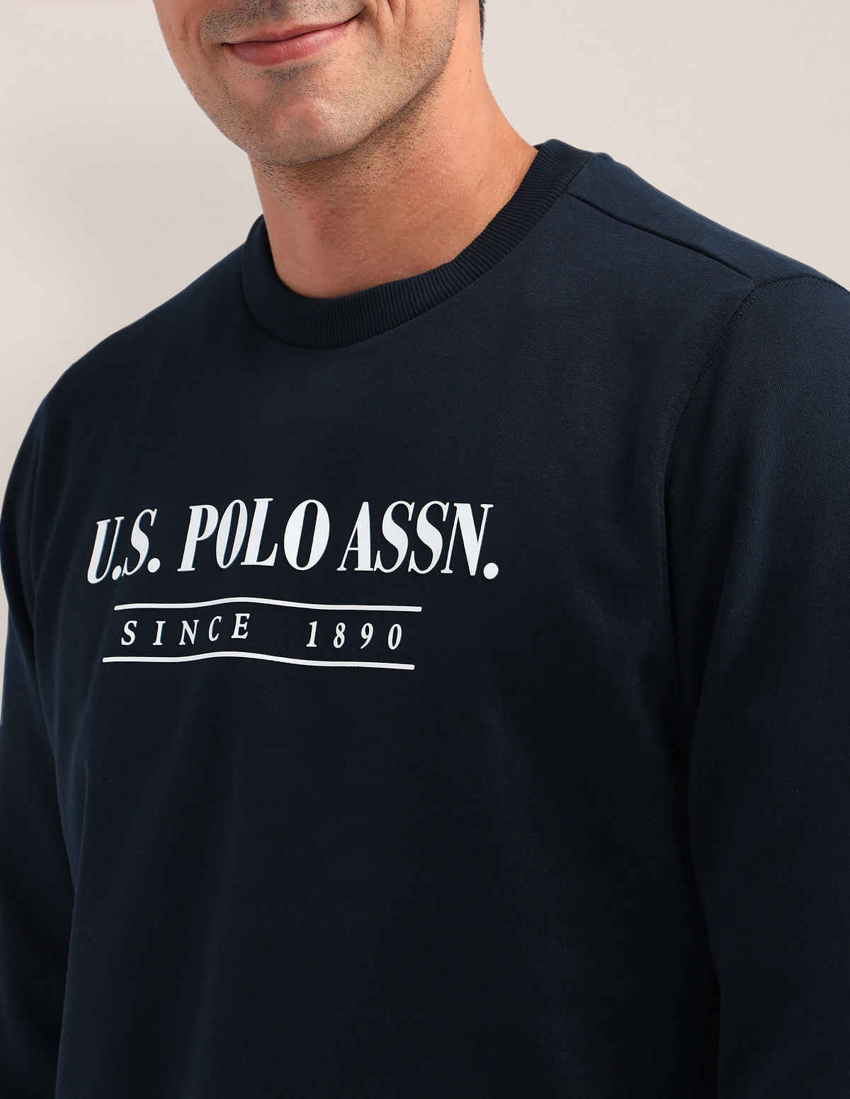 U.S. Polo Assn. Men's Sweatshirts | Blue - L