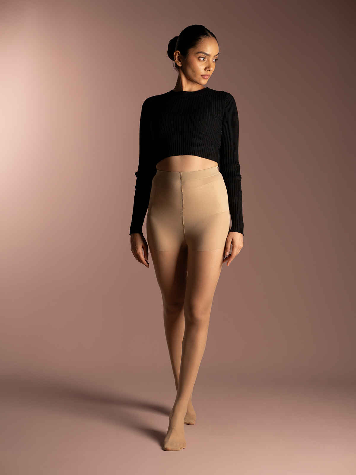 Theater Women Sheer Skin Stockings S - XXL (24 - 44 In)