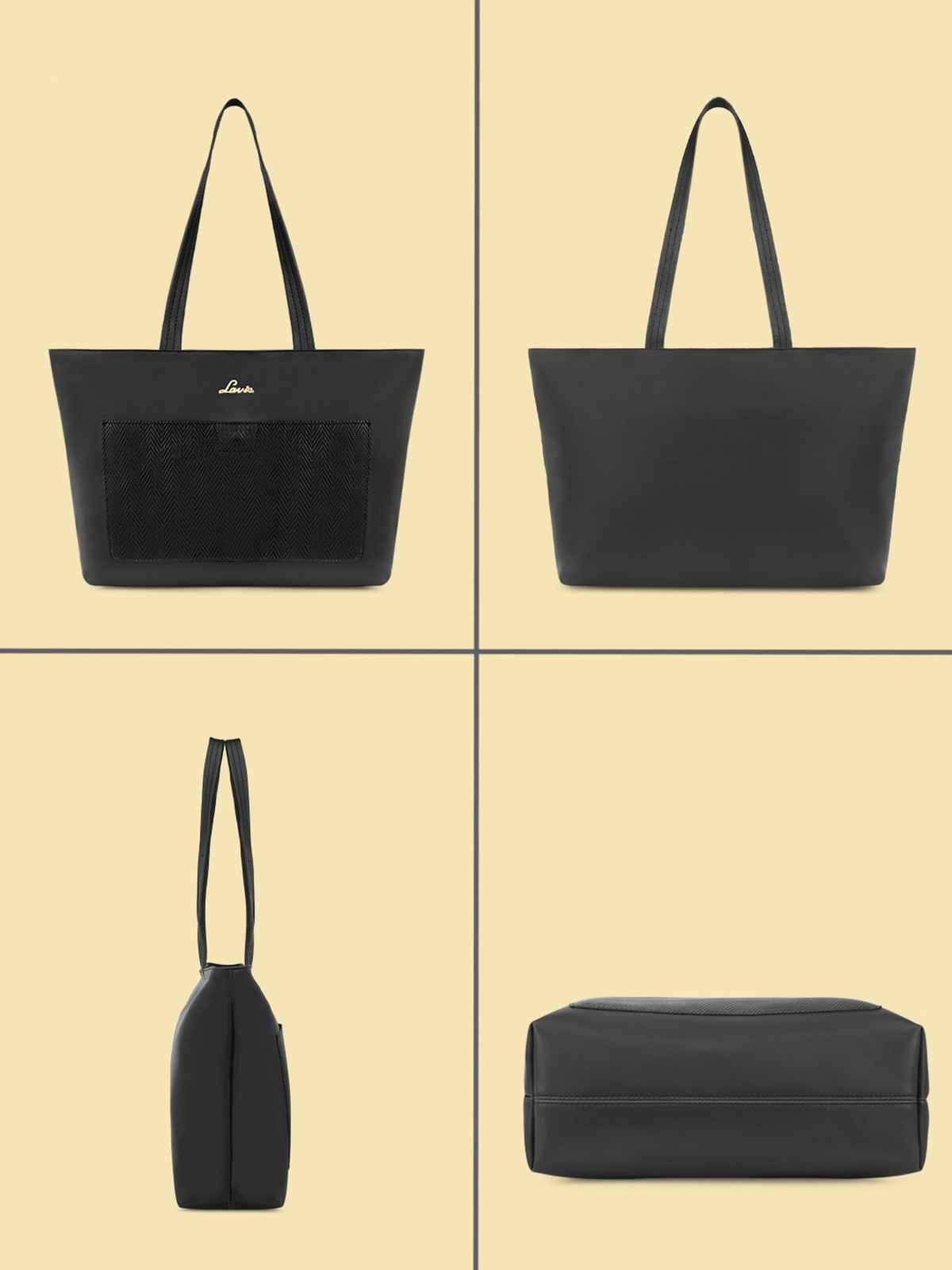 Lavie Women'S Hand Bag  (1pc) & Estailo Fashion Women'S Jewellery Rings Silver One Size  (1pc) Combo