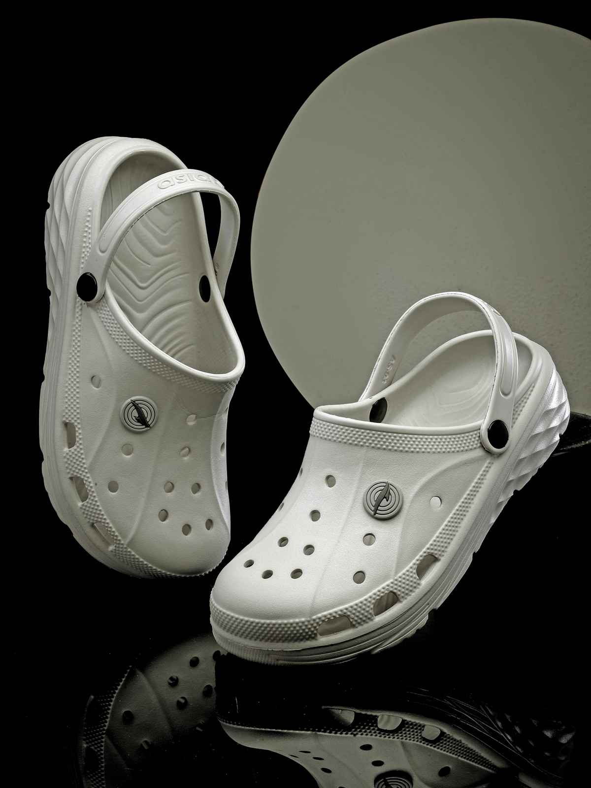 Asian Agc-14 Men Clogs Light Grey (Size-6)