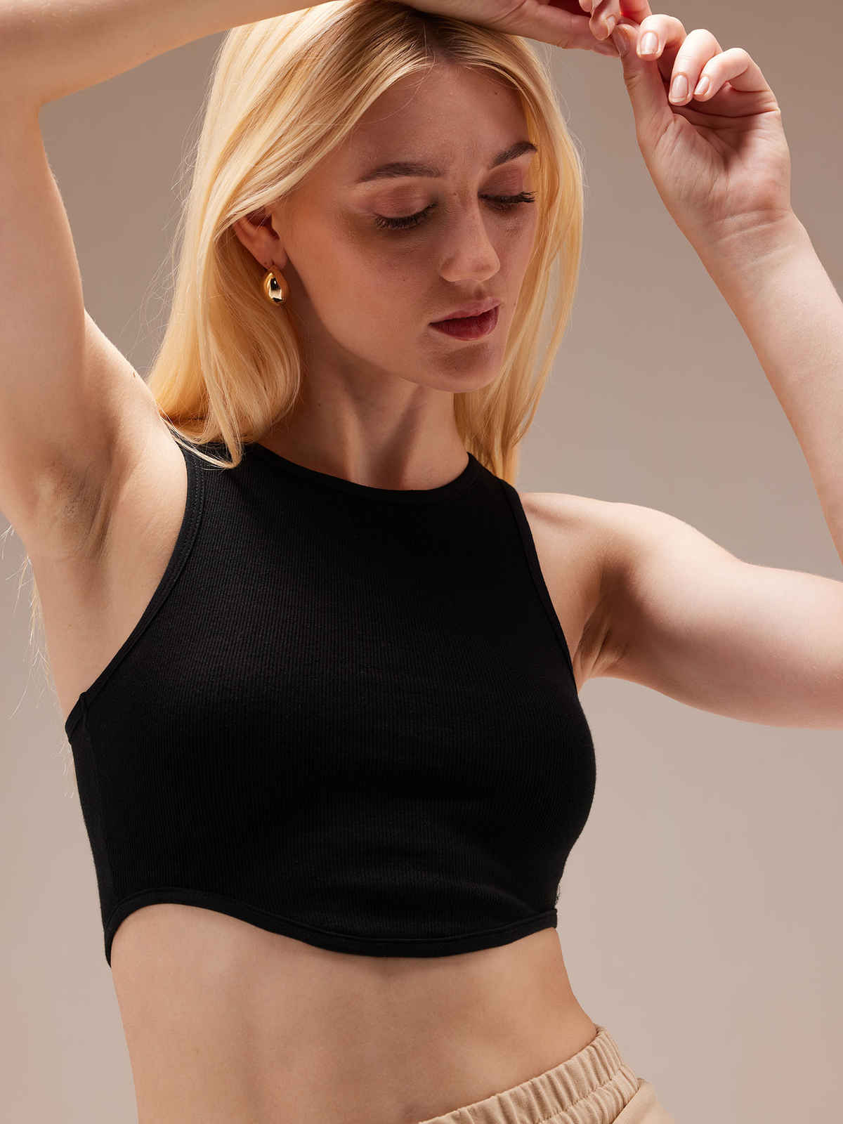 Cava Women's Rib Top All Day | Black - XS