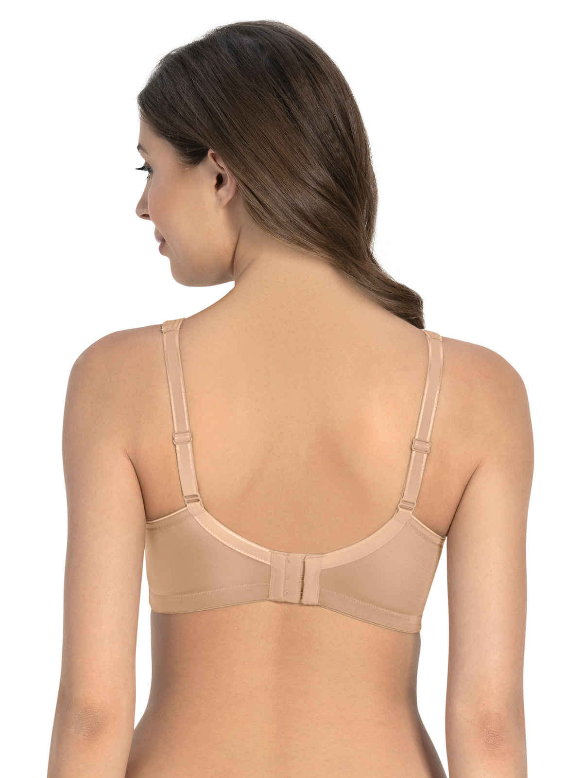 Amante Women's Elegant Support Non-Padded Non-Wired Bra | Sandalwood - 36D