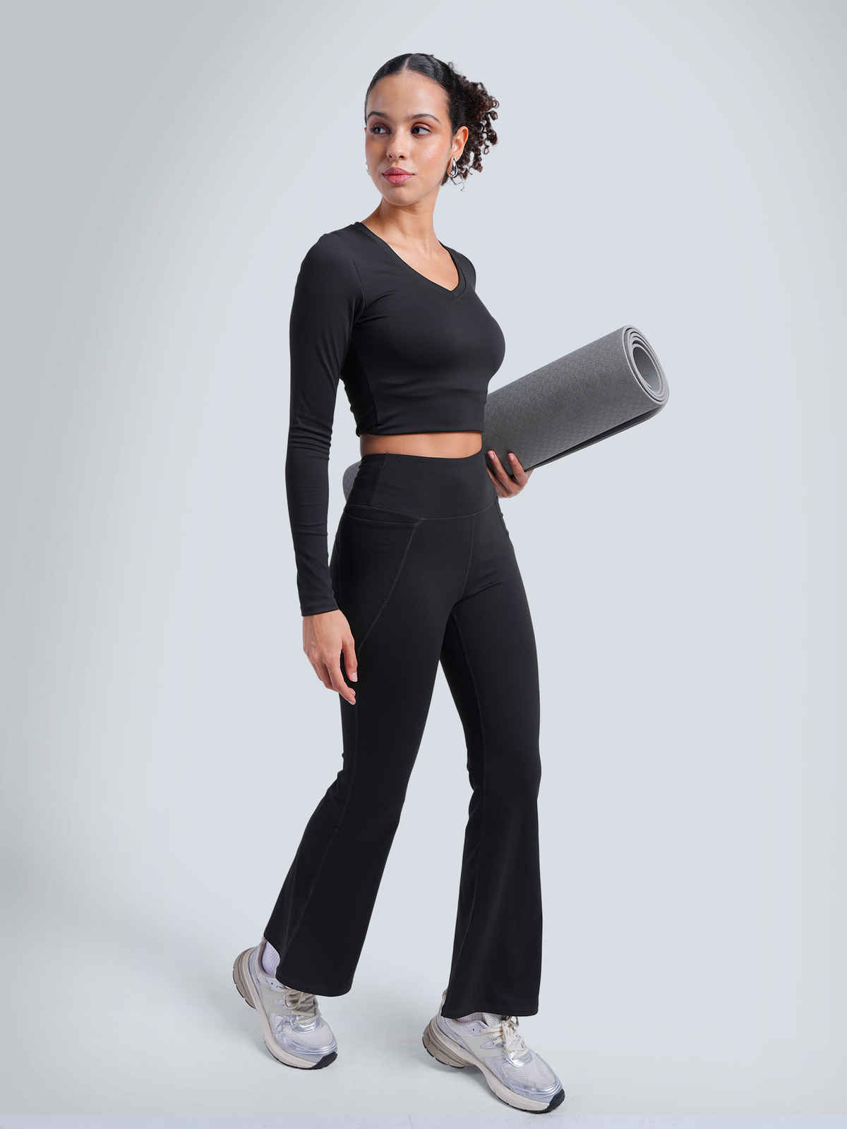 Cava Athleisure Women's Tall Sculpt Bootcut Leggings | Yoga Pant | Black - XS