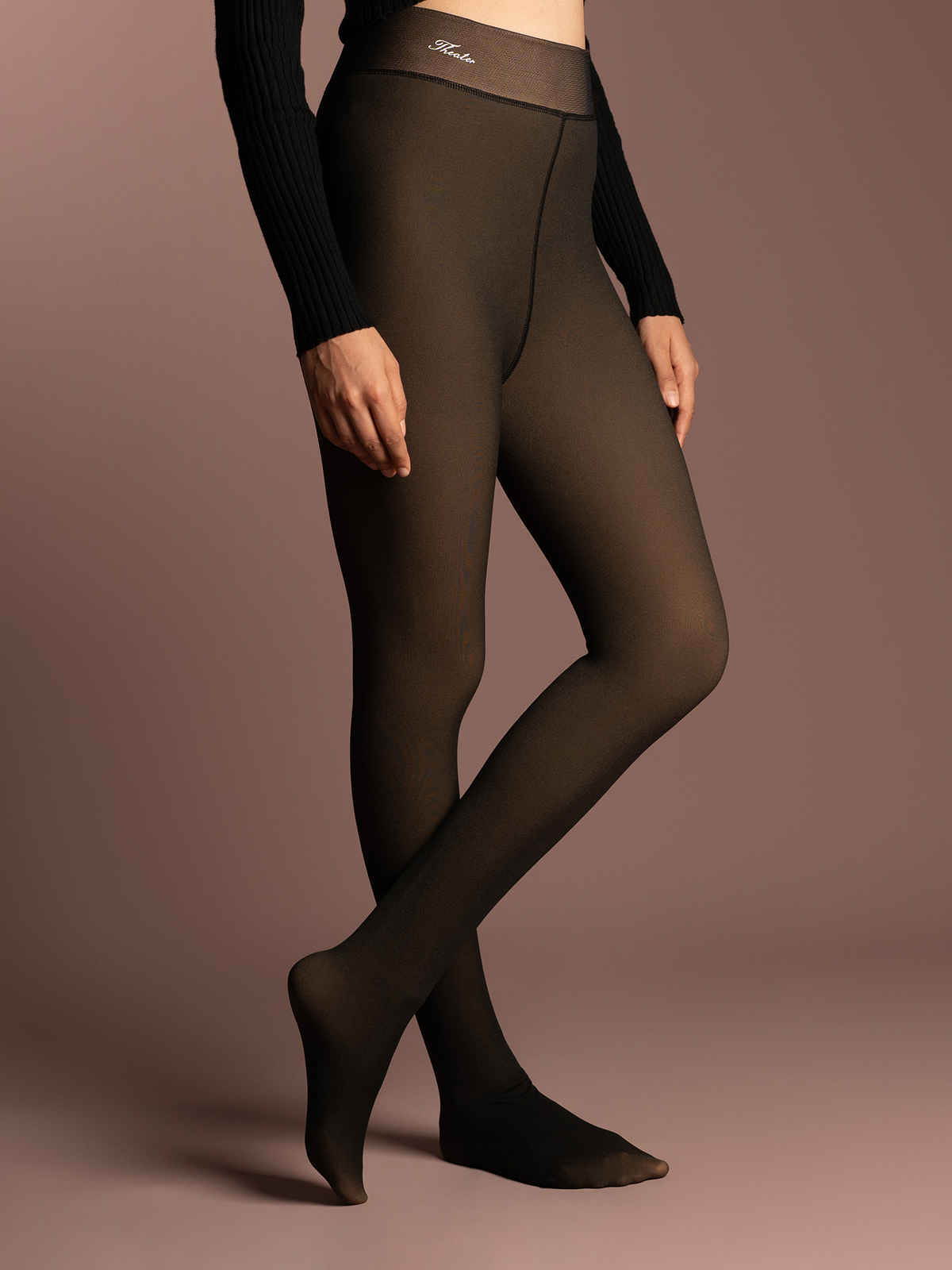 Theater Women Sheer Fur Stockings S - XXL (24 - 42 In)